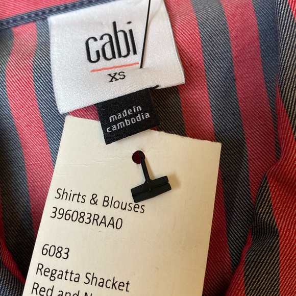 Cabi 6083 Regatta Shacket Spring 2022 XSmall NWT - Picture 4 of 5